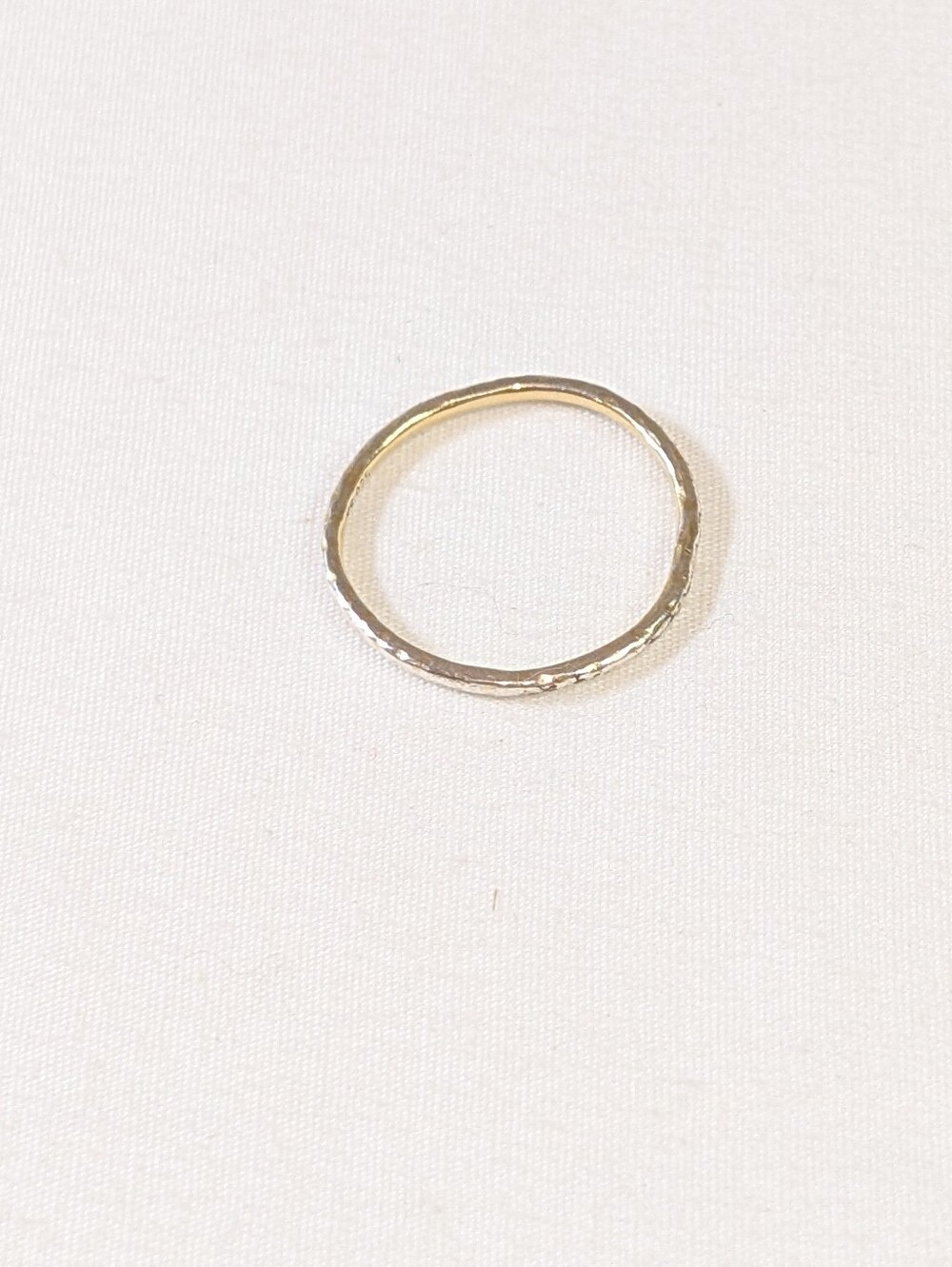 Kate Spade Sterling Silver Hammered Ring Size 7.5
